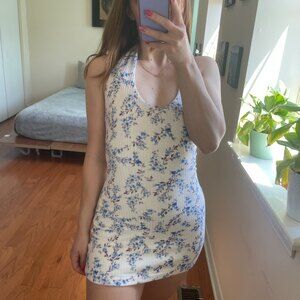 Lovers and Friends Floral Halter Neck Mini Dress